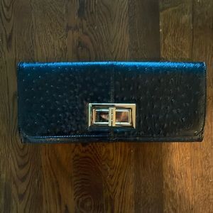 Poppie Vegan Ostrich Cluch